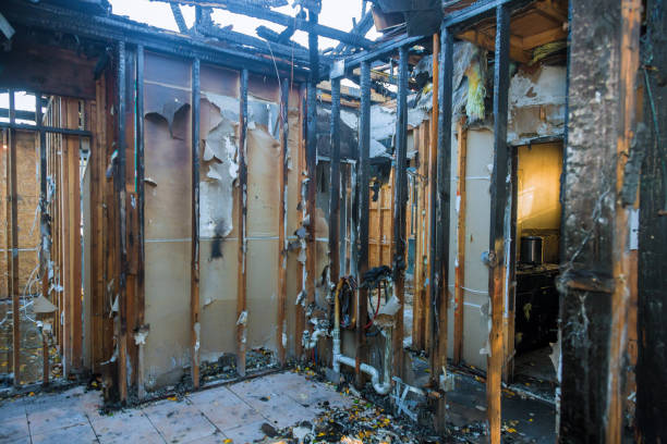 Professional Fire Damage Removal technician working in Wayne, PA